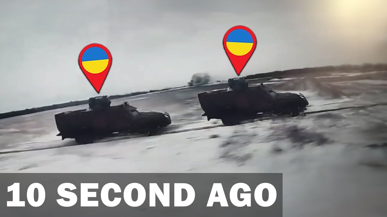Direct Hit: Russian FPV Drone Destroys Ukrainian Kozak Armored Vehicle in Kursk Region