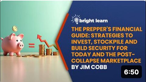 "BrightLearn's Prepper's Financial Guide: Investment, Stockpiling & Building Security Strategies"