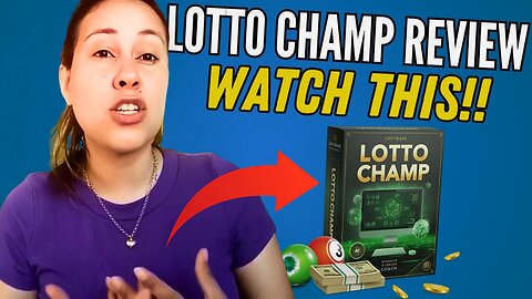 LOTTO CHAMP - (( WATCH THIS!! )) - Lotto Champ Review - LottoChamp Reviews - Lotto Champ Software