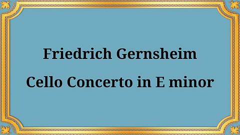 Friedrich Gernsheim String Quartet No. 2 in A minor, Op. 31