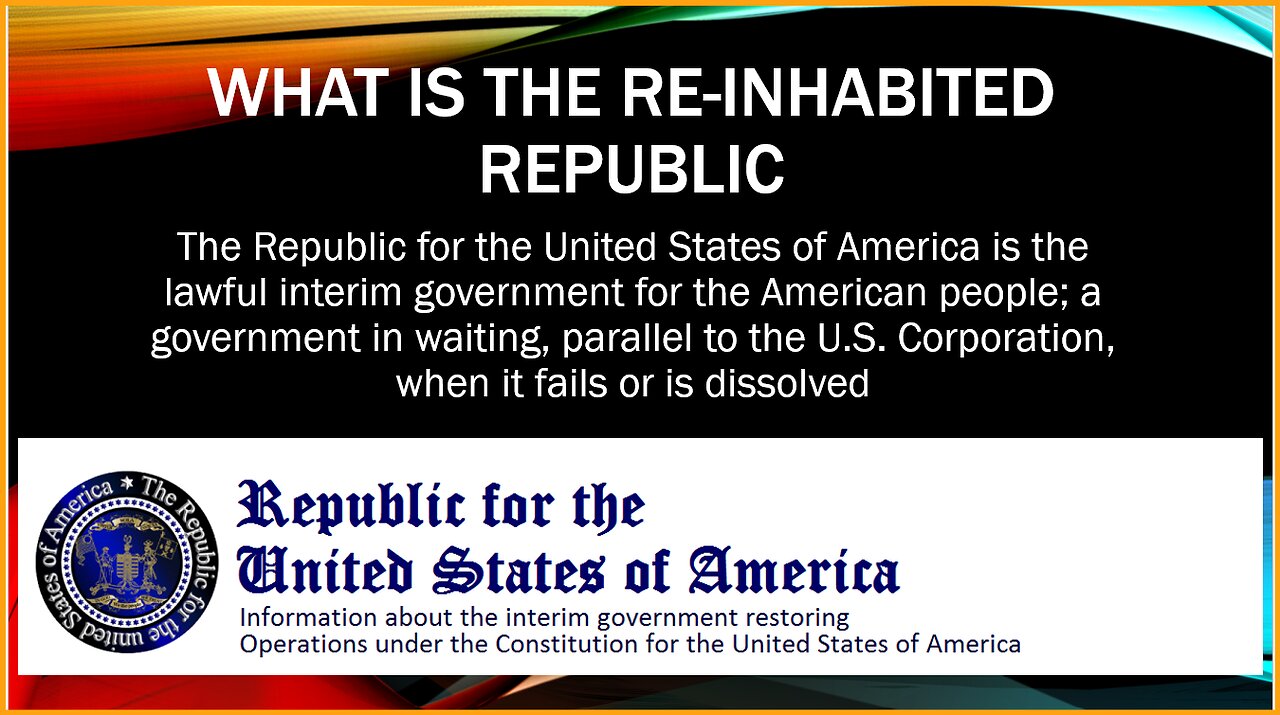 What Is The Re-Inhabited Republic .......