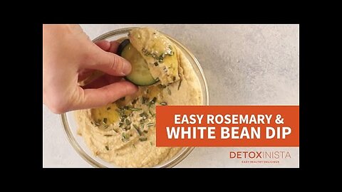 Vegan White Bean & Rosemary Dip