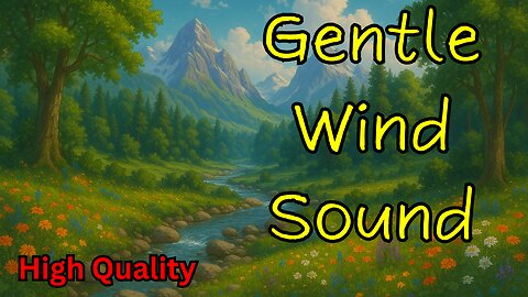 Soothing Wind White Noise (Black Screen) | Calming Breeze Ambience for Sleep, Focus & Relaxation