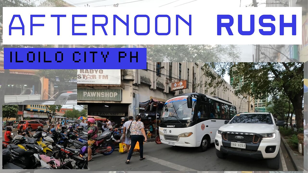 Iloilo Afternoon Rush - Rob Iloilo to Plazoleta Gay