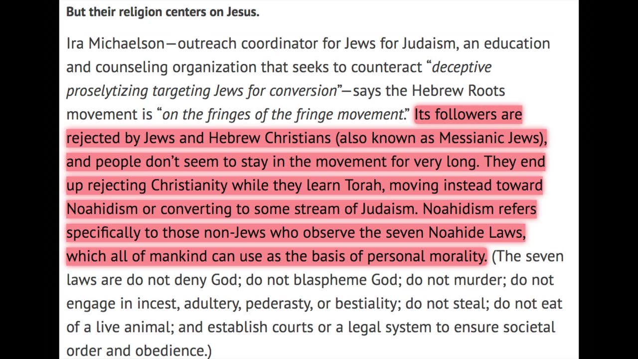 Noahide Laws and the Torah