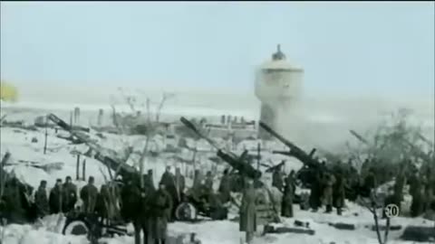 WW2 Soviet Artillery Barrage