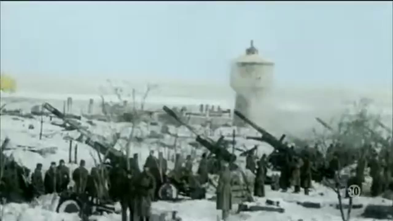 WW2 Soviet Artillery Barrage