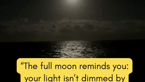 Full Moon...