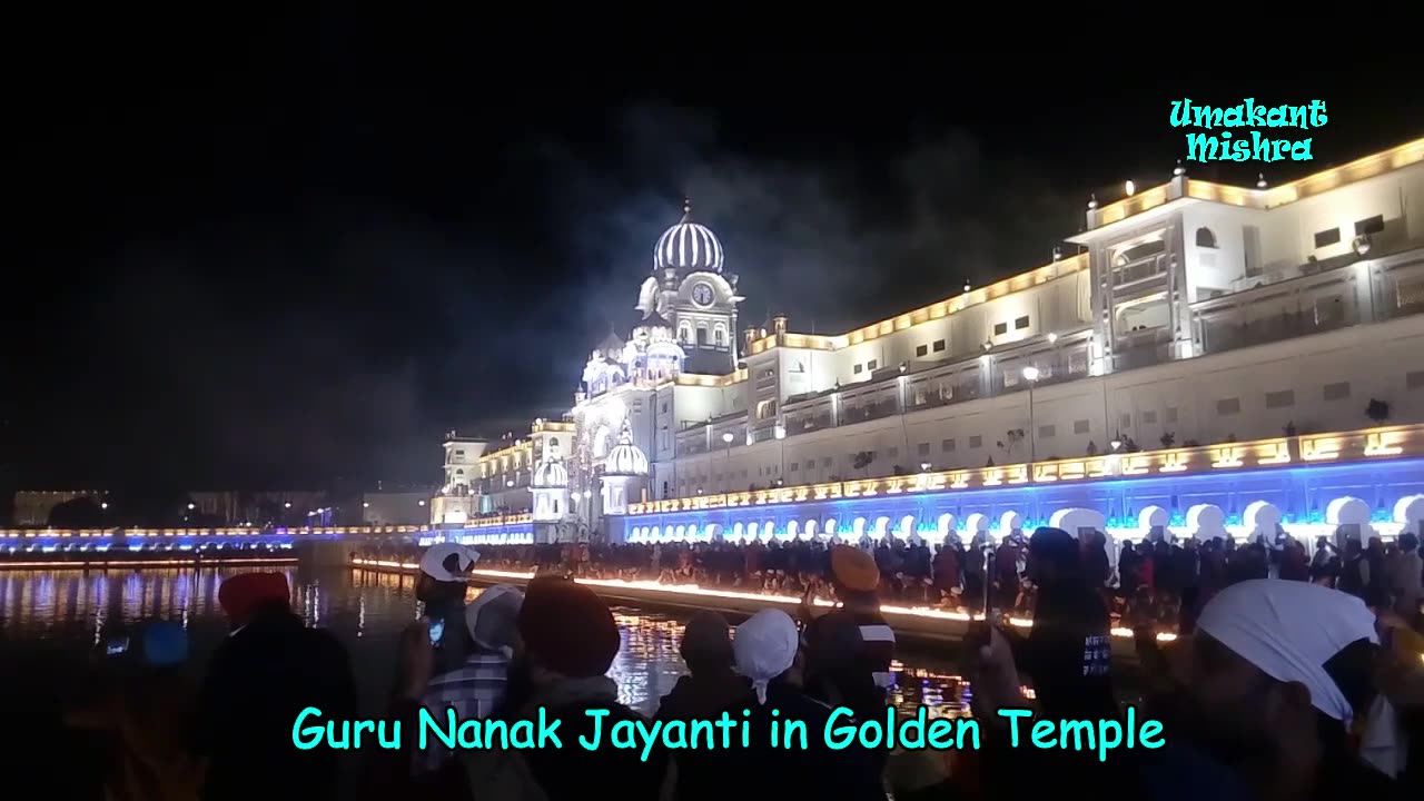 Fire Crackers In Golden Temple on Celebration of Guru Nanak Jayanti