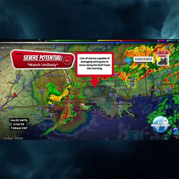 🌩️ Mesoscale Discussion #259: Severe Potential! 3/24/25 #shorts #severeweather