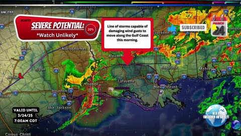 🌩️ Mesoscale Discussion #259: Severe Potential! 3/24/25 #shorts #severeweather