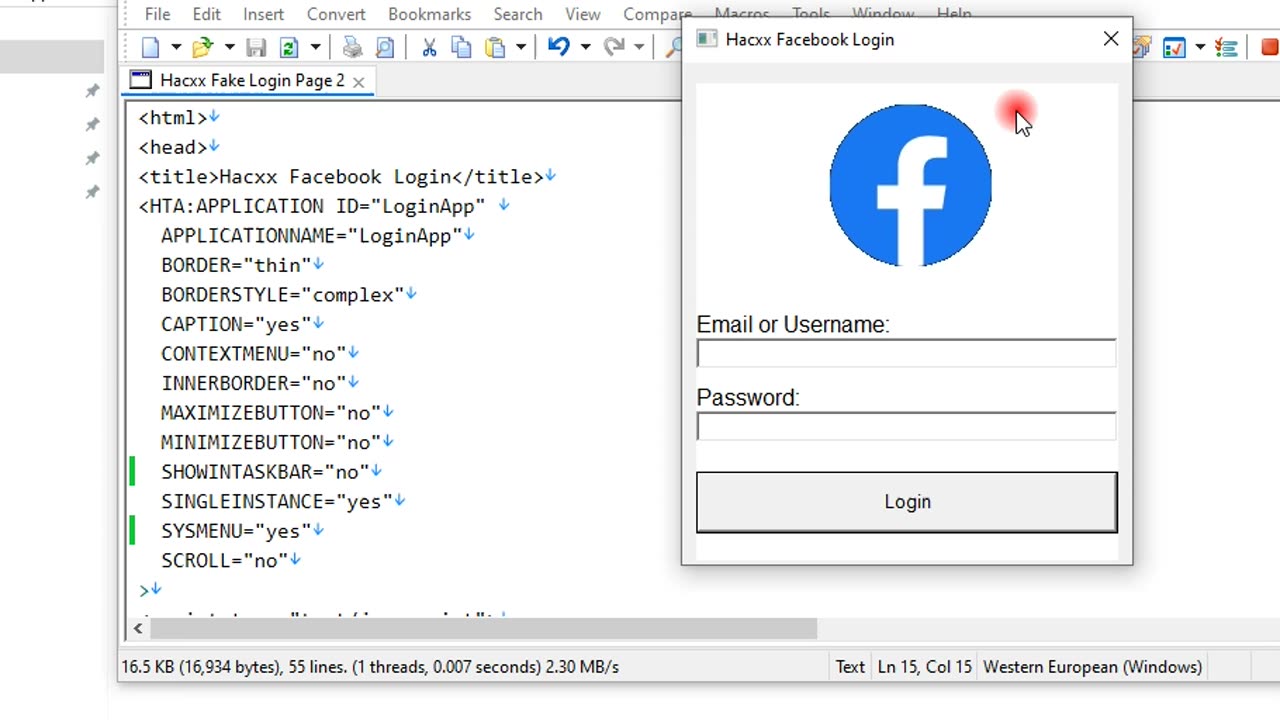Lock phishing page and make it impossible to close