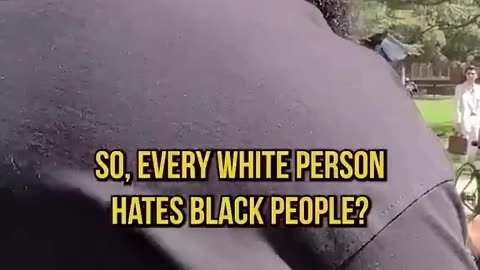 Politics - 2025 Comedy Gold Liberal Commie Protesters Yelling Racist Bigot At Black American Man