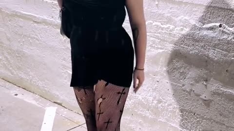 Goth tgirl has various abilities