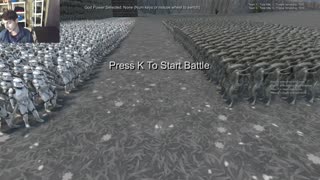 1,000 Xenomorphs From Aliens Series VS 1,000 Clone Troopers From Star Wars Series In A Battle