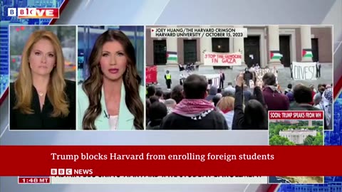 US President Trump blocks Harvard from enrolling foreign students | BBC News