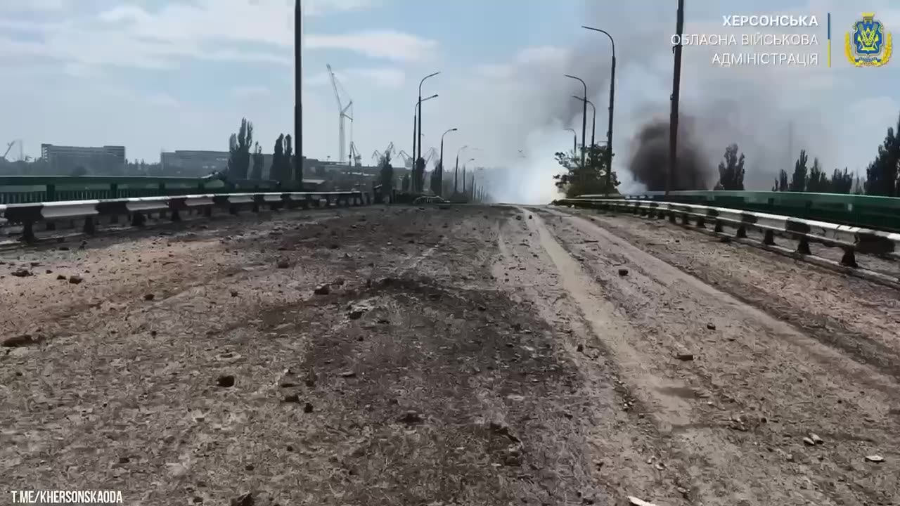 Russian strikes in Kherson today…