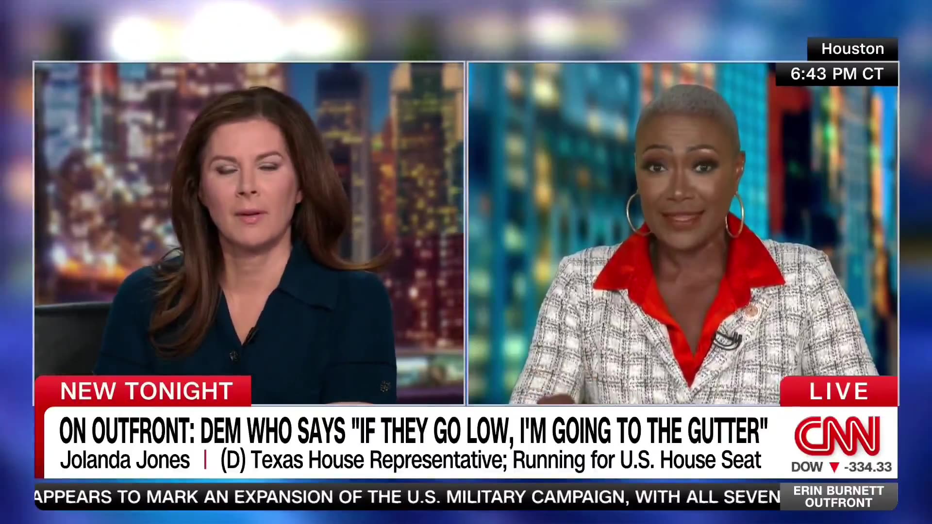 Rep. Jolanda Jones (D-TX) on CNN and called for SLASHING THE NECKS of Republicans if necessary.