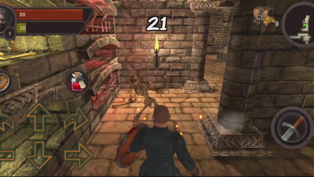 DUNGEON WARD GAMEPLAY PLAYTHROUGH ARROW1990