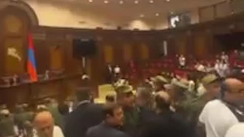 🇦🇲 Brawl erupts in Armenian Parliament!