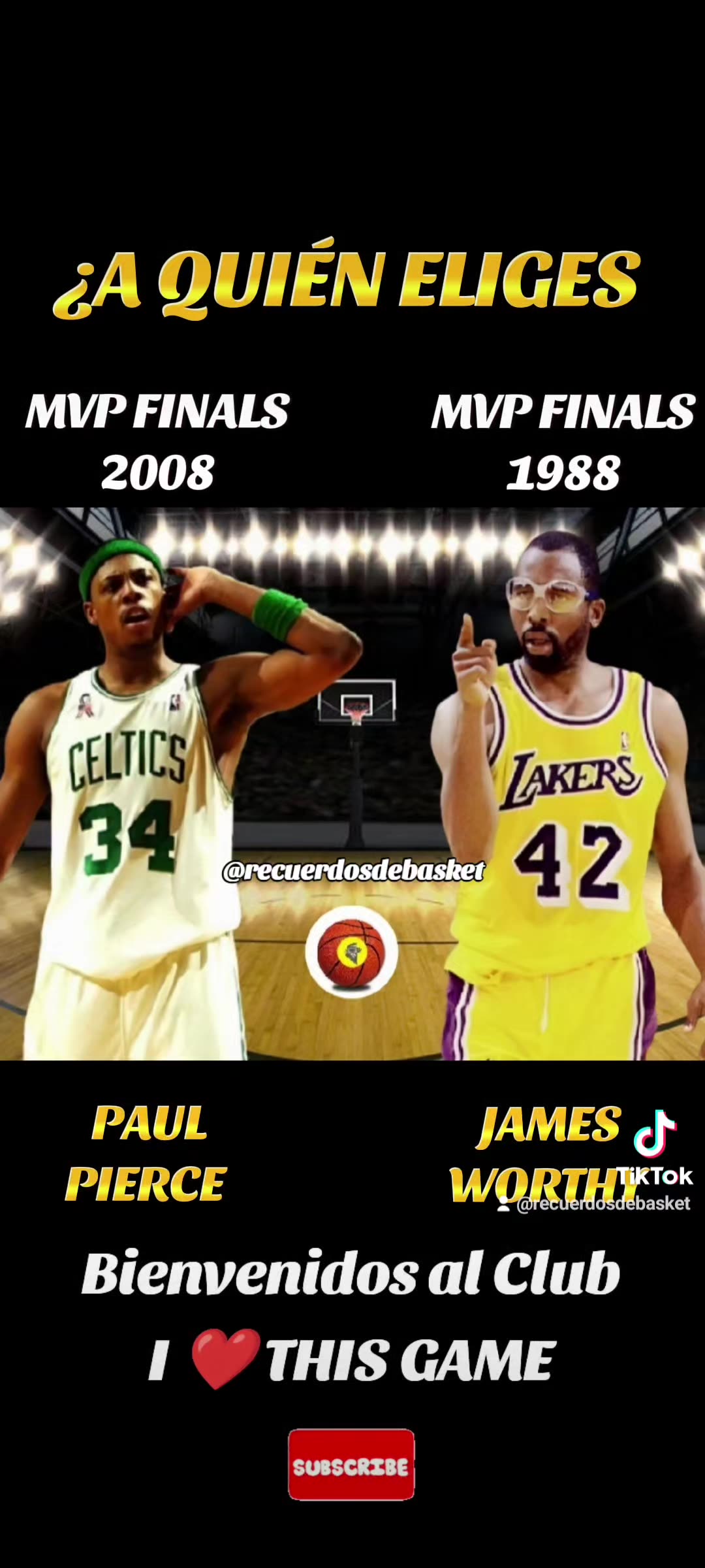 PAUL PIERCE VS JAMES WORTHY