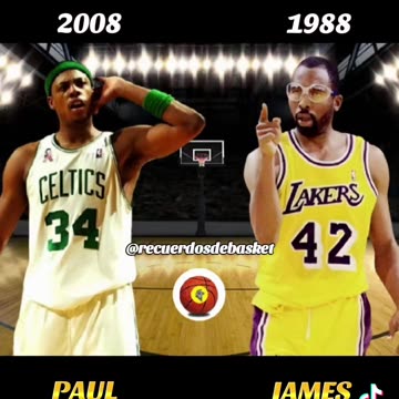 PAUL PIERCE VS JAMES WORTHY