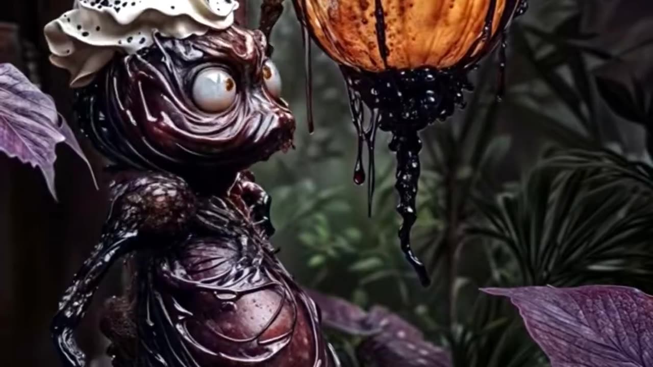 ☕️ハロウィンダークナイトフラペチーノの森の探索☕️ #aiart #fantasyart #aianimation #aiartwork #aiartist .mp4