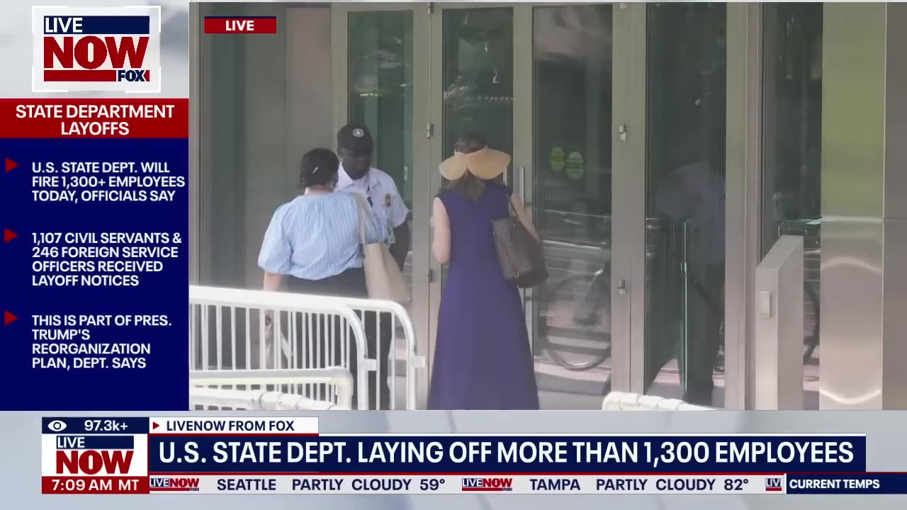 More than 1,300 State Department workers are being let go - FOX LiveNOW