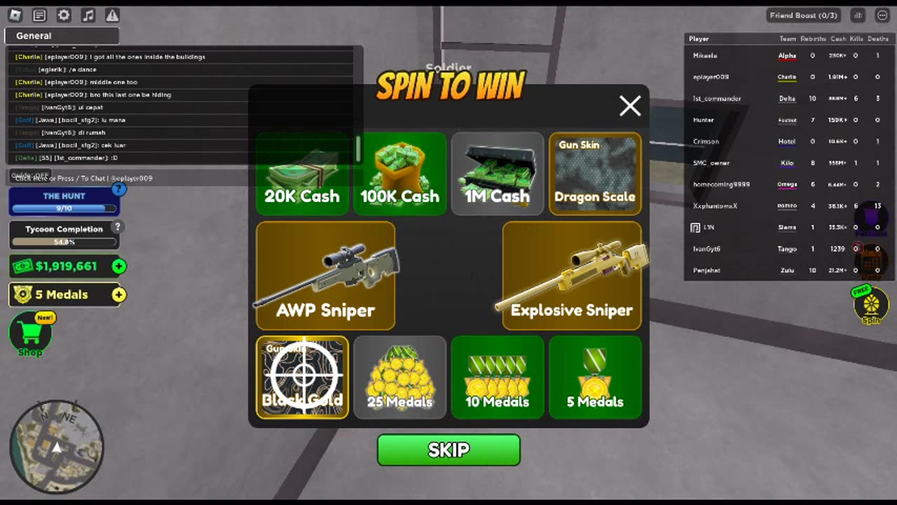 military go hunt