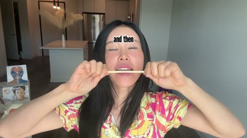 Stretch a Tight Frenulum with This 1-Minute Chopstick Trick for Better Mewing