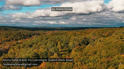 Maine B-Roll (No Sound) Fall Foliage in Gray, Maine Video 12
