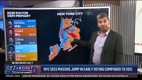 New York City early vote count blows past 400,000 mark