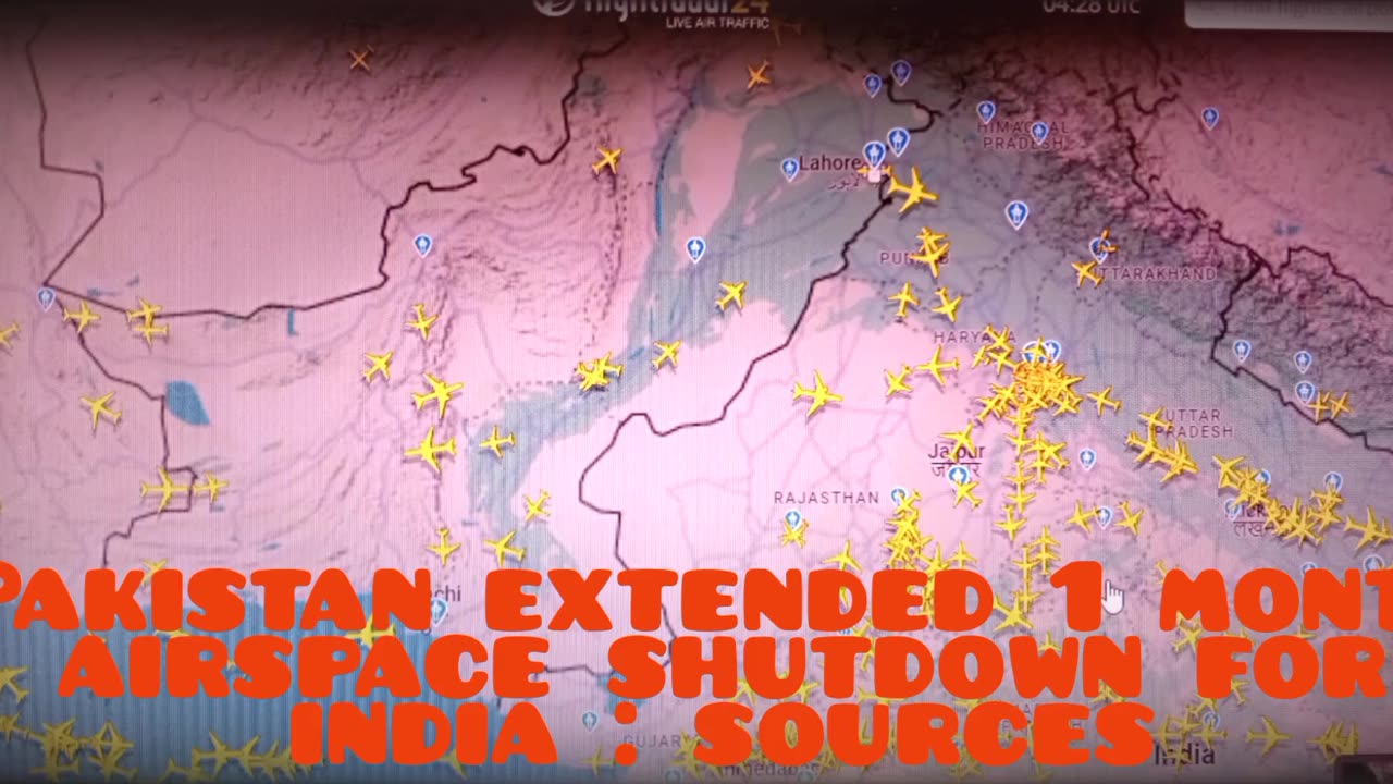 Pak AIRSPACE for INDIA closed one month more
