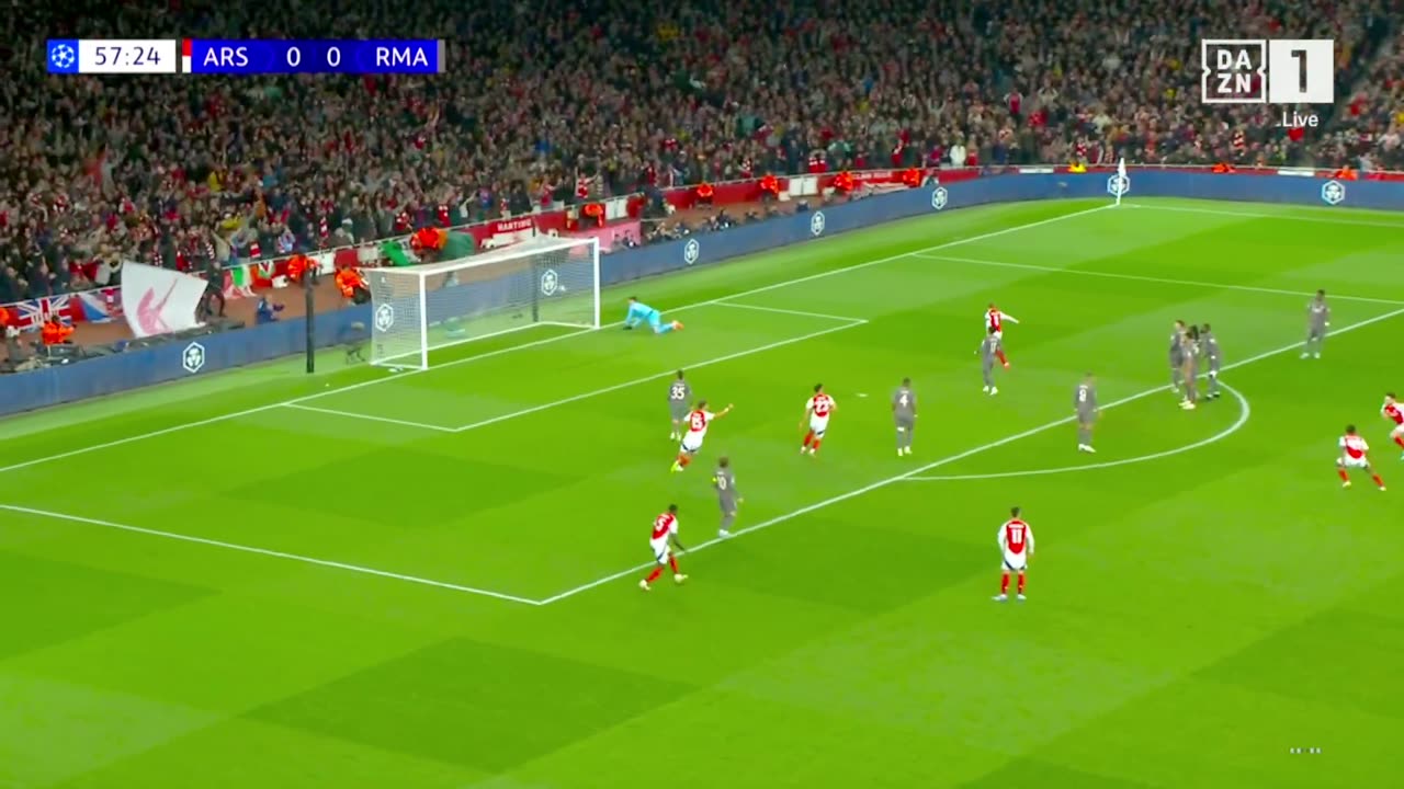 DAZN germany -Arsenal vs Real Madrid