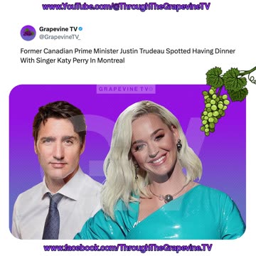 Former Prime Minister Justin Trudeau Spotted Dining With Katy Perry In Montreal Canada