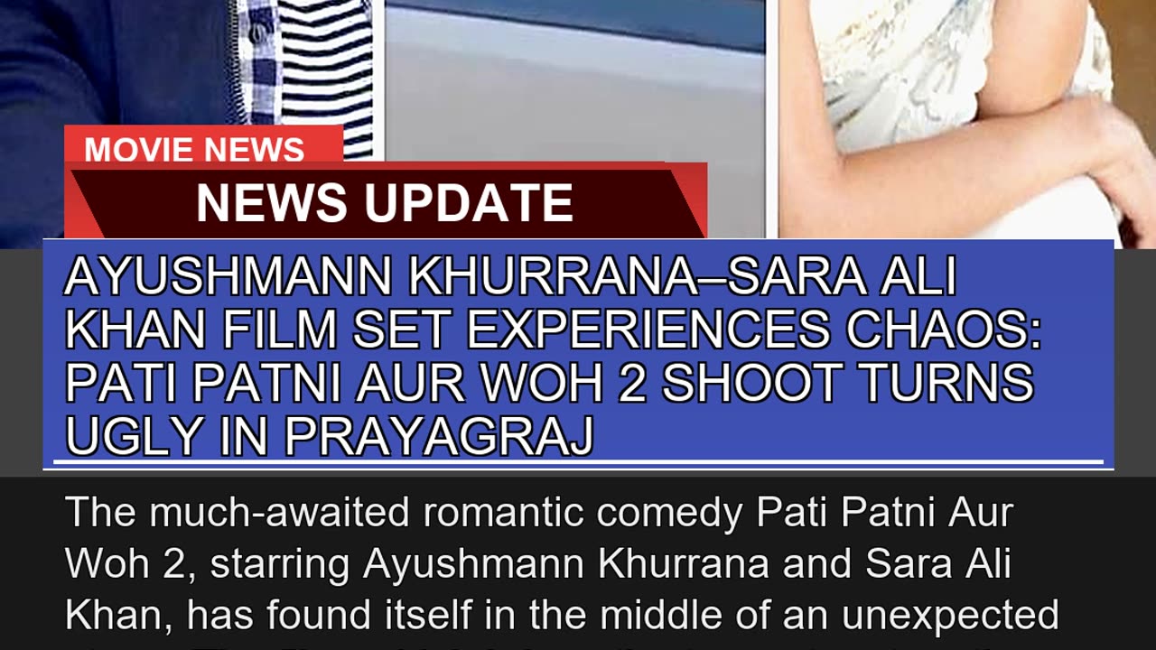 Ayushmann Khurranasara Ali Khan Film Set Experien