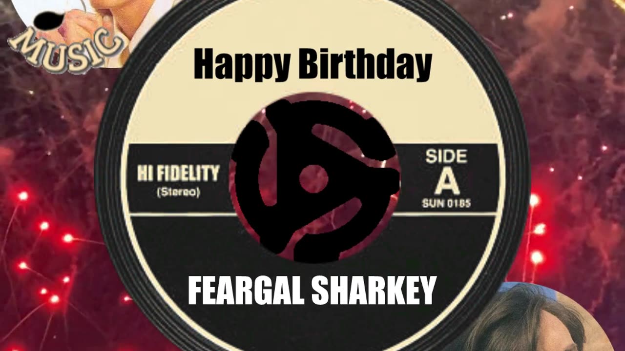 HAPPY BIRTHDAY to FEARGAL SHARKEY!