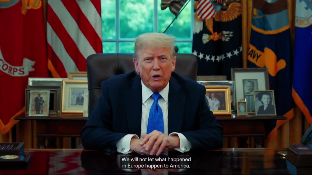 President Trump releases video statement on his decision to ban entry from multiple countries