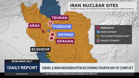 Israel-Iran conflict continues into 4th day