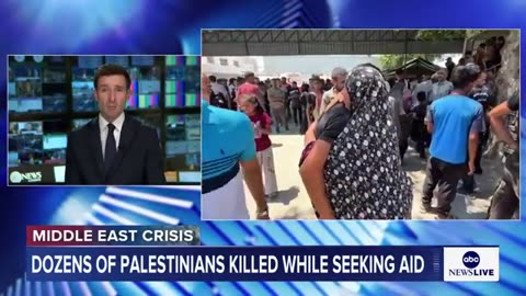 Dozens of Palestinians killed while seeking aid, Gaza health officials say