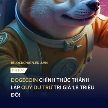 Dogecoin chính thức thành lập quỹ dự trữ trị giá 1,8 triệu USD! - iblockchain.edu.vn