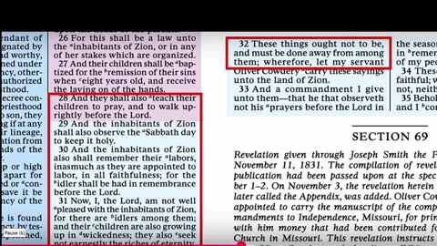 D and C Section 69 - Teaching Children in the Gospel - More Important than Church-6-27-25