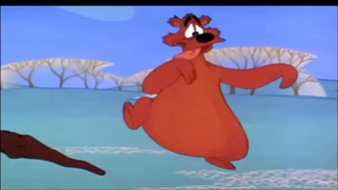 Walter Lantz: Bear and the bees spanking