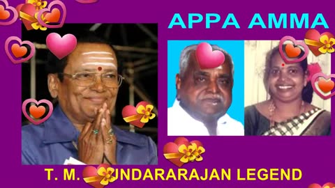 Appa Amma & T. M. Soundararajan Legend