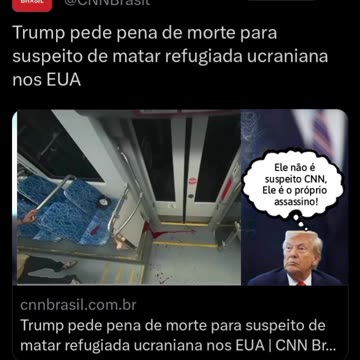 A MÍDIA IMUNDA: ELE NÃO É SUSPEITO CNN, ELE É O ASSASSINO❕