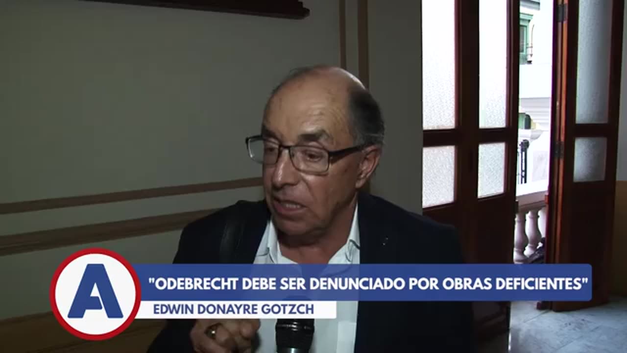Edwin Donayre denuncio a Odebrecht y graña y lo canearon