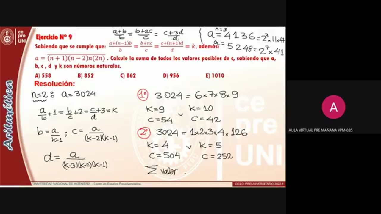 CEPRE UNI 2022 - 1 | Semana 01 | Aritmética S2