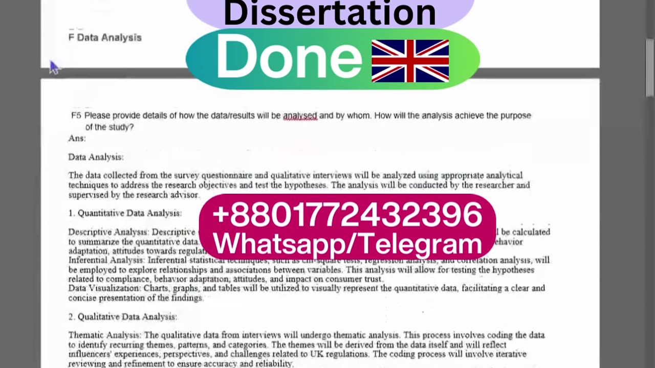 Student Work (Dissertation)| MKM13 MSc Ethics-Based Dissertation Proposal | University of Brighton