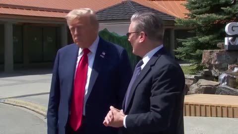 President Trump and UK Prime Minister Keir Starmer signed a trade deal at the G7 Summit in Canada.
