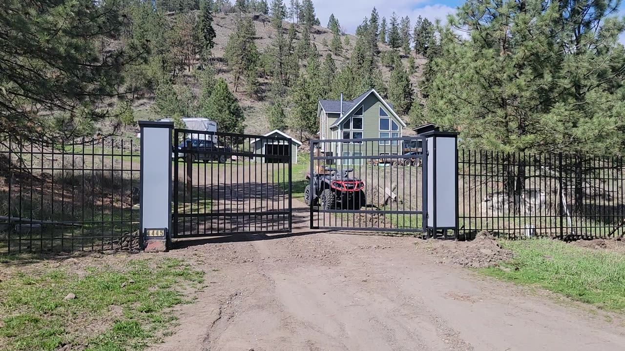 New driveway gate installed in an afternoon